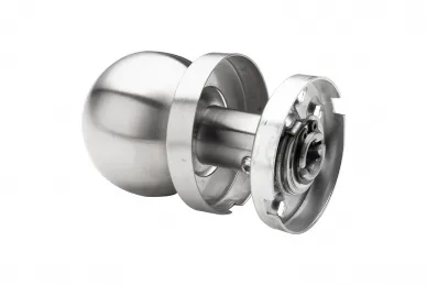 PSG 63.417 Pomello mobile rotondo con placca rotonda, in acciaio inox