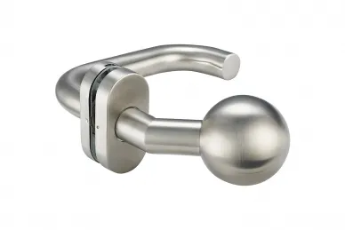 PSG 63.465 Set maniglia-pomello mobile in acciaio inox, con placche ovali