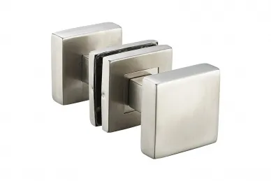 PSG 63.467 Set pomello-pomello mobile, in acciaio inox, con placche quadrate