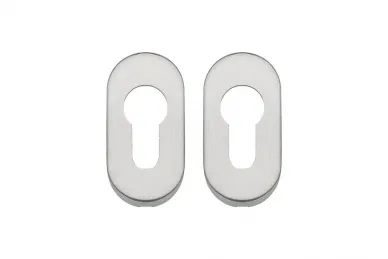 PSG 63.484 Fixed knob - fixed knob set, stainless steel, oval escutcheons