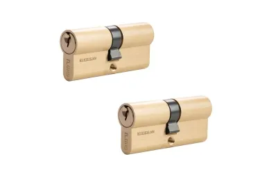 PSG 63.63535.MMSET2 Set of 2 psg 35/35 + 35/35 cylinders - brass, blister