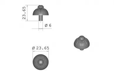 PSG 64.021 Nit ozdobny fi 6/H25XFI25