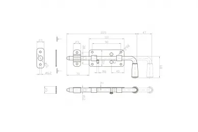 PSG 64.060.01 Bolt 220 - galvanized