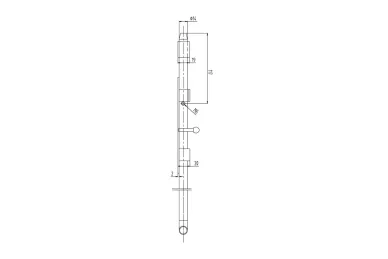 PSG 64.064 Narrow bolt 420 galvanized