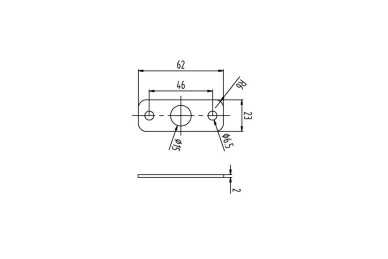 PSG 64.065.02 Bolt 800 spring base - galvanized