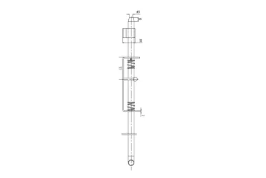PSG 64.065.02 Bolt 800 spring base - galvanized