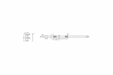 PSG 64.067 Spring bolt 420X14 galvanized