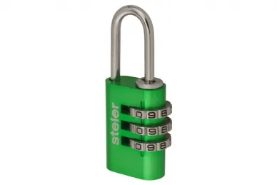 PSG 64.413 STEIER KS2-20 aluminum combination padlock