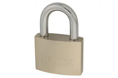 PSG 64.435 QLOCK KSD-50 satin nickel steel padlock