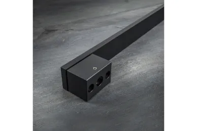 PSG 64.P10DP90500.SUM Pochwyt dwustronny prostokątny 90°, stalowy, czarny, 40x500mm (uniwersalny, malowany)
