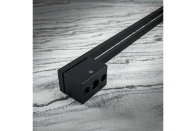 PSG 64.P7DP90500.SUM Double-sided rectangular handrail 90°, steel, black, 40x478mm (universal, painted)