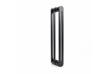 PSG 64.P9DP90500.SUM Double-sided rectangular handrail 90°, steel, black, 40x500mm (universal, painted)