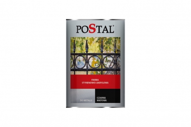PSG 70.322 Farba st.akryl. czarna matowa 1l, matowa (8)