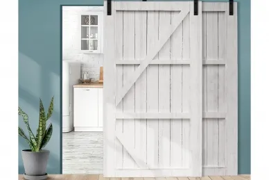 PSG 76.011 System drzwi przesuwnych typu barn door - dwuskrzydłowe, 3 m (1)