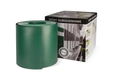 PSG 80.ST.190.6005 TAŚMA OGRODZENIOWA BASIC LINE PP, 190x0,65x26M, ZIELONY RAL6005