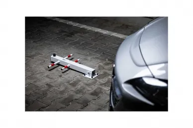 PSG 81.002 Blokada parkingowa 610x430 typu jeżyk - na zamek