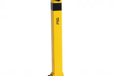 PSG 81.010 Blokada parkingowa 610x130 słupek, na kłódkę, żółto-czarna