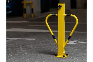 PSG 81.012 Blokada parkingowa 610x430 typu pingwin - na kłódkę, żółto-czarna
