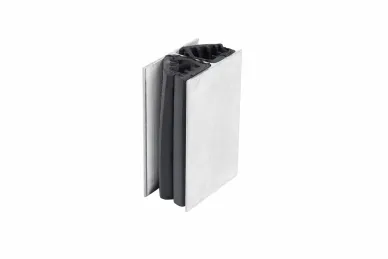 PSG A04.5072.016.AUR Reinforcing bracket, aluminum, rectangular – 70X48 mm, connector between glass panes, 16–17.52 mm, raw