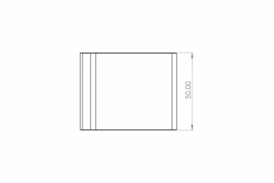PSG A04.5295.016.AUS Uchwyt narożny aluminiowy do łączenia szkła – 50X63 mm, szkło 16–17,52 mm, aluminium, satyna
