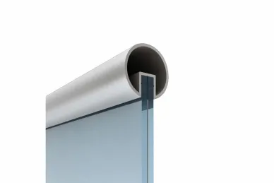 PSG A04.9020.012.00 Round aluminum handrail dia. 40 mm – for glass 12 – 13.52 mm thick, 5 m – kozza