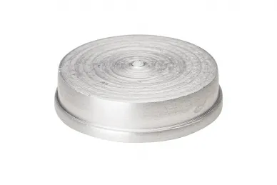 PSG A04.9900.030.10 Aluminum end plug for mounting holes of L-type balustrade profiles, KE105 (aluminum, flat system, raw)