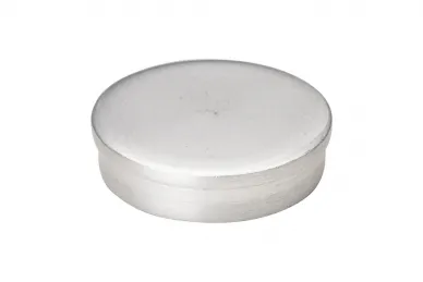 PSG A04.9900.030.10 Aluminum end plug for mounting holes of L-type balustrade profiles, KE105 (aluminum, flat system, raw)