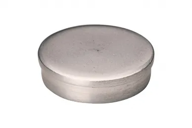 PSG A04.9900.030.40 Aluminum end plug for mounting holes of L-type balustrade profiles, KE105 (aluminum, flat system, satin)
