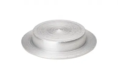 PSG A04.9900.040.20 Aluminum end plug for mounting holes of U-type balustrade profiles with side mounting, KE120, (aluminum, flat system, matte anodized)