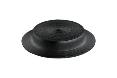 PSG A04.9900.040.50 Aluminum end plug for mounting holes of U-type balustrade profiles with side mounting, KE120, (aluminum, flat system, black)