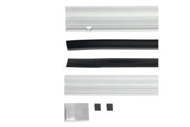PSG A04.KB5000.110.010.20 Kompletny balkon francuski KB5000, szkło 10-11,52 mm, wys. 1100 mm, moc. do ściany (aluminium, syst. płaski, anoda)