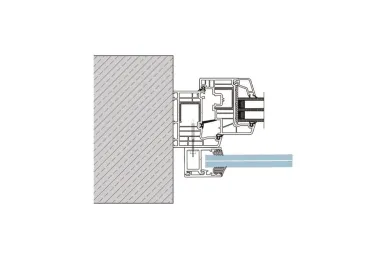 PSG A04.KB5100.110.010.20 Kompletny balkon francuski KB5100, szkło 10-11,52 mm, wys. 1100 mm, moc. do okna (aluminium, syst. płaski, anoda)