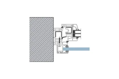 PSG A04.KB5100.110.016.20 Kompletny balkon francuski KB5100, szkło 16-17,52 mm, wys. 1100 mm, moc. do okna (aluminium, syst. płaski, anoda)