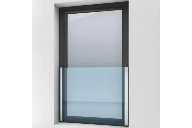 PSG A04.KB5100.110.016.20 Kompletny balkon francuski KB5100, szkło 16-17,52 mm, wys. 1100 mm, moc. do okna (aluminium, syst. płaski, anoda)