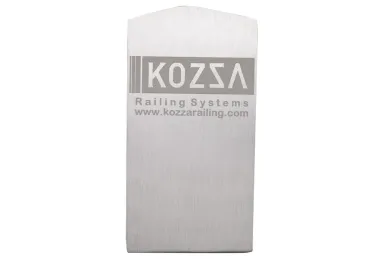 PSG A04.KE100.120.20 Zaślepka boczna lewa do profili balustrad u moc. od góry, KE100 (aluminium, system płaski, anoda matowa)