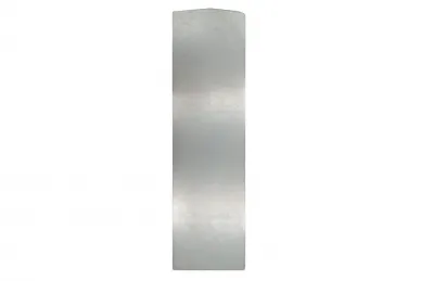 PSG A04.KE100.D.120.20 Left side end cap 23 cm for top-mounted U balustrade profiles, KE100 (aluminum, flat system, matte anodized)
