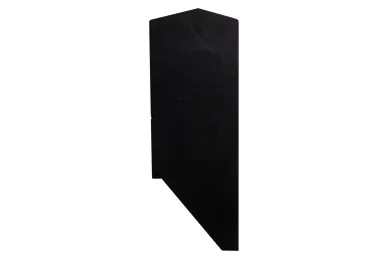 PSG A04.KE120.120.50 Left side end cap for U balustrade profiles, side-mounted, KE120 (aluminum, flat system, black)
