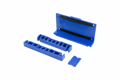 PSG A04.KF.GM016.5000 Mounting set for KF U/L/Y aluminum profile, L=5000 mm, side- and top-mounted, glass 16-17.52 mm - Glassmove