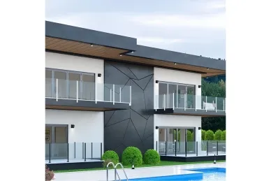 PSG A04.KR7200.110.50 SŁUPEK ALUMINIOWY NAROŻNY DO BALUSTRAD, 45x45x1100mm, SZKŁO 8,72 MM, MOC. W PODŁOGĘ, CZARNY (ALUMINIUM, SYST.PŁASKI, MALOWANY)