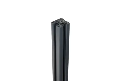PSG A04.KR7400.110.50.7021 Balustrade middle post 45X45X1283MM – aluminum, 8.72 mm glass, side mounting, dark gray – KR7400 series, kozza