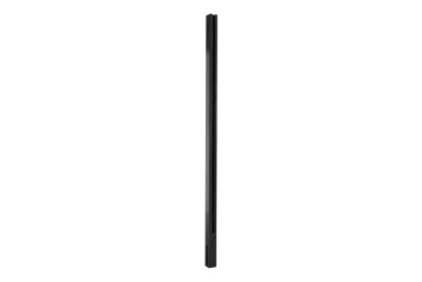 PSG A04.KR7400.110.50.7021 Balustrade middle post 45X45X1283MM – aluminum, 8.72 mm glass, side mounting, dark gray – KR7400 series, kozza