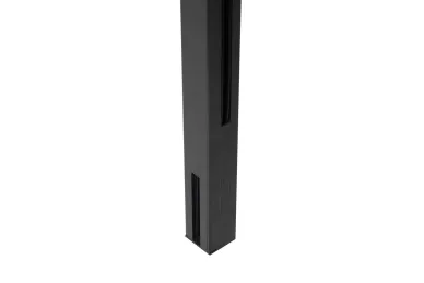 PSG A04.KR7400.110.50.7021 Słupek środkowy balustradowy 45X45X1283MM – aluminiowy, szkło 8,72 mm, mocowanie boczne, ciemnoszary – seria KR7400, kozza