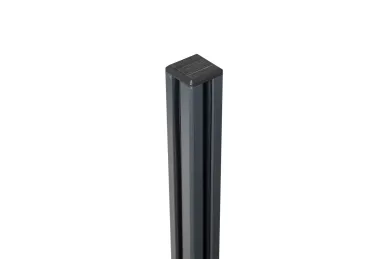 PSG A04.KR7400.110.50.7021 Słupek środkowy balustradowy 45X45X1283MM – aluminiowy, szkło 8,72 mm, mocowanie boczne, ciemnoszary – seria KR7400, kozza