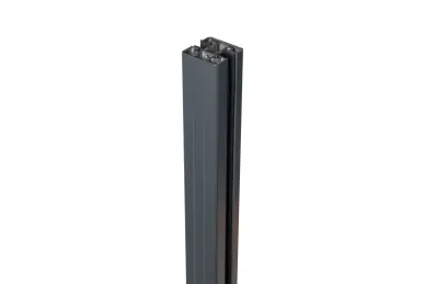 PSG A04.KR7400.110.50.7021 Słupek środkowy balustradowy 45X45X1283MM – aluminiowy, szkło 8,72 mm, mocowanie boczne, ciemnoszary – seria KR7400, kozza