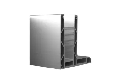PSG A04.P105.500.AXA Profil typu l do balustrad całoszklanych pinox – seria 105, 5000 mm, szkło 12-21 52 mm, mocowanie wzdłużne od góry, aluminium, anoda matowa