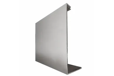 PSG A04.P120.500.AXA Profil typu y do balustrad całoszklanych pinox z listwą i maskownicą – seria 120, 5000 mm, szkło 12-21,52 mm, mocowanie boczne, aluminium, anoda matowa