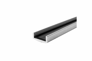 PSG A04.PS6728.AXA Pochwyt aluminiowy, zaokrąglony PS6728 – nakładany na szkło 16-17,52 mm, 6 m, anoda matowa, system płaski