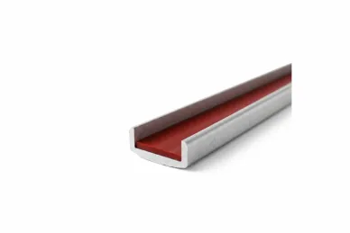 PSG A04.PS7426.AXA Pochwyt aluminiowy, zaokrąglony PS7426 – nakładany na szkło 12-13,52 mm, 6 m, anoda matowa, system płaski