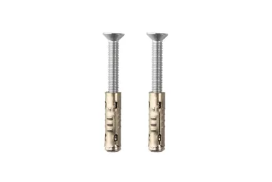 PSG A04.V350M.012.AUR Uchwyt pionowy podwójny do szkła deltowaty – spigot, 70X100 mm, H=140 mm, szkło 12–13,52 mm, aluminium, surowy