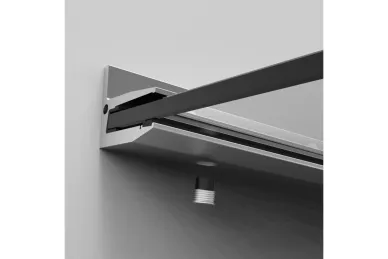 PSG A75.N100.300.AXA System zadaszeń szklanych na listwie aluminiowej 3000 mm - szkło 17,52 mm, uniwersalny (aluminium, anoda matowa)